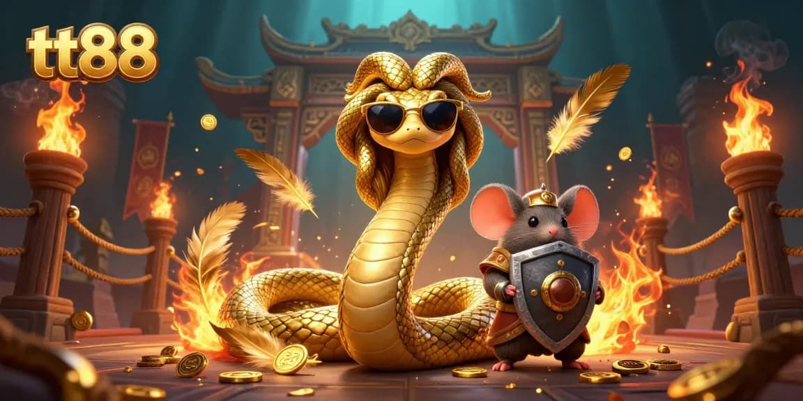 Experience exciting gaming action at tt88 with vibrant characters and a thrilling arena.