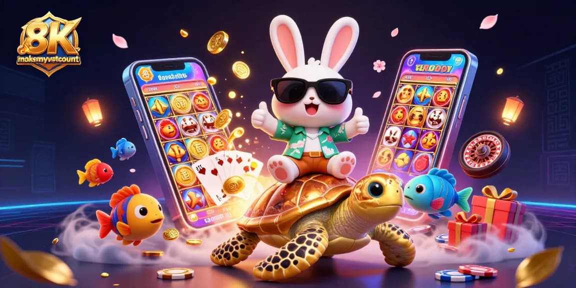 Engage with makemyvotecount as a lucky rabbit and golden turtle enjoy vibrant casino games