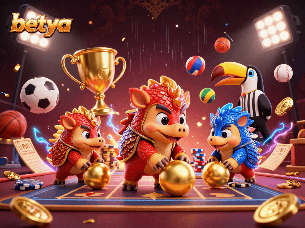Engage with betya’s dynamic betting experience featuring CGI pangolins and interactive sports.