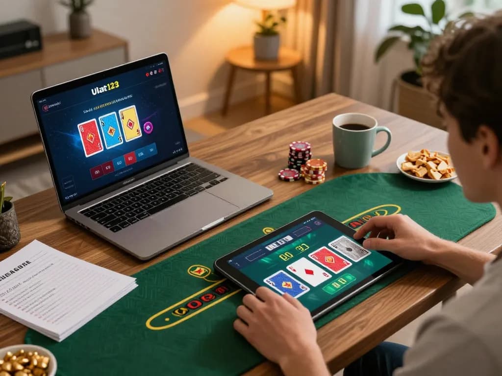 Mainkan blackjack dealer langsung di Ulat123 dengan aksi layar yang hidup dan suasana rumah yang nyaman.