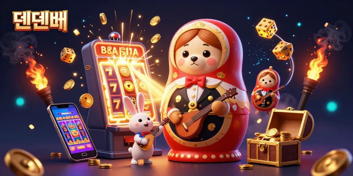 Experience dynamic winnings with 텐텐벳 featuring a lively casino scene bursting with engaging game elements.