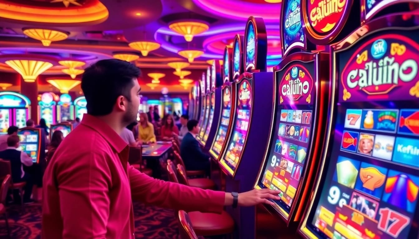 Experience the thrill of winning at the slot gacor machines in a glamorous casino setting.