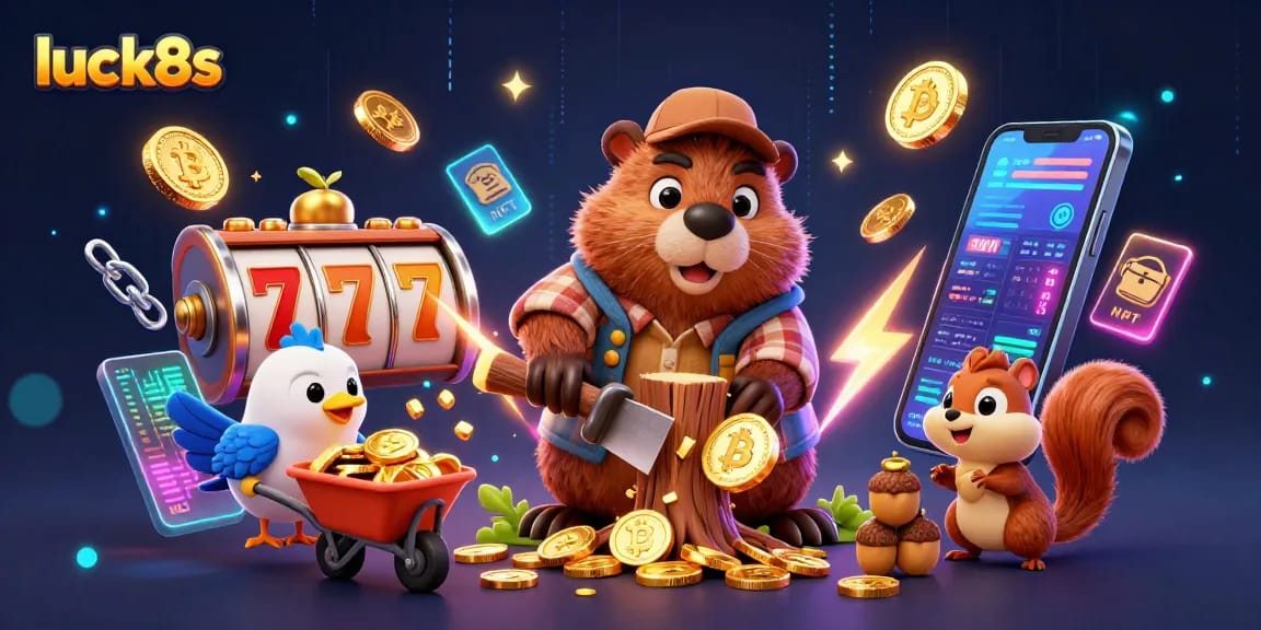 Experience exciting wins at luck8s with vibrant slot action and golden coins raining down.