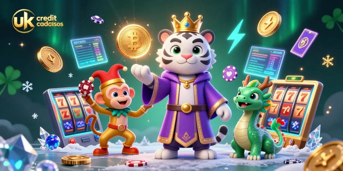 Experience the thrill at uk credit card casinos with vibrant characters showcasing casino gaming excitement.