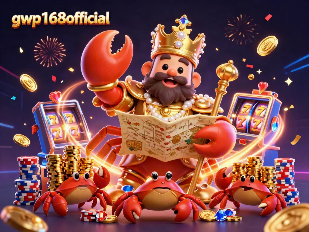GWP168official menawarkan pengalaman slot demo gacor dengan raja kepiting sebagai pemandu dalam permainan.