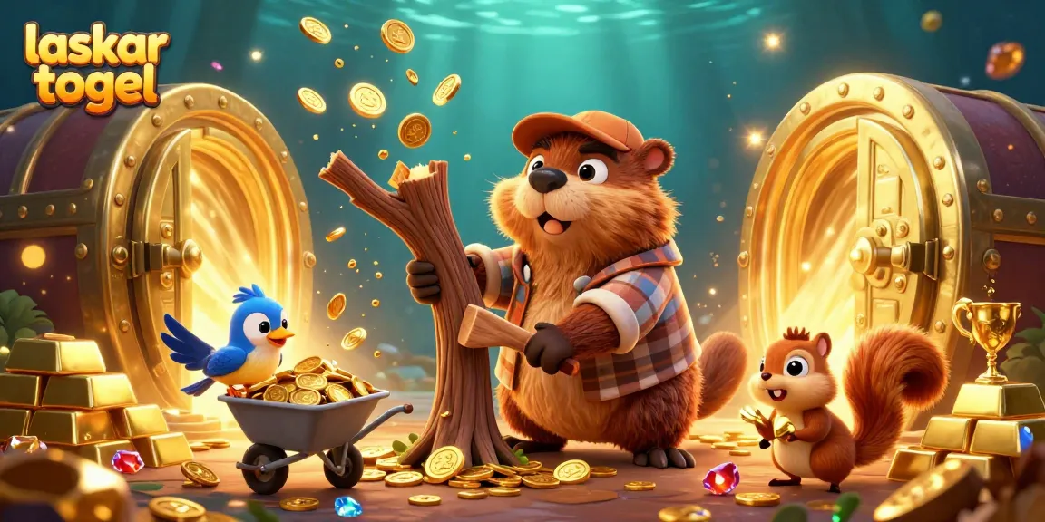 Engage in thrilling laskar togel gaming with our vibrant 3D illustration of fortune and fun.