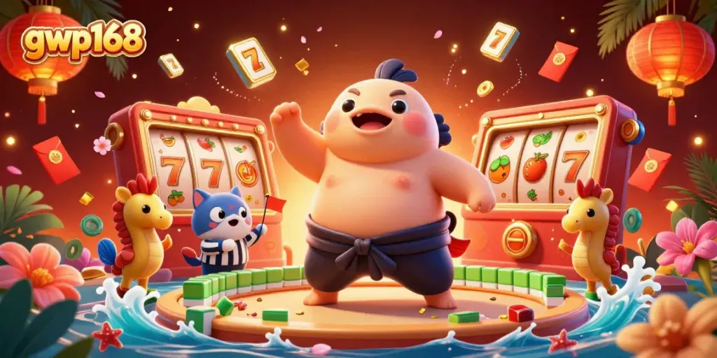 Menghadiri permainan slot online di gwp168 dengan ikan fugu dan juri ikan lele di arena bawah laut