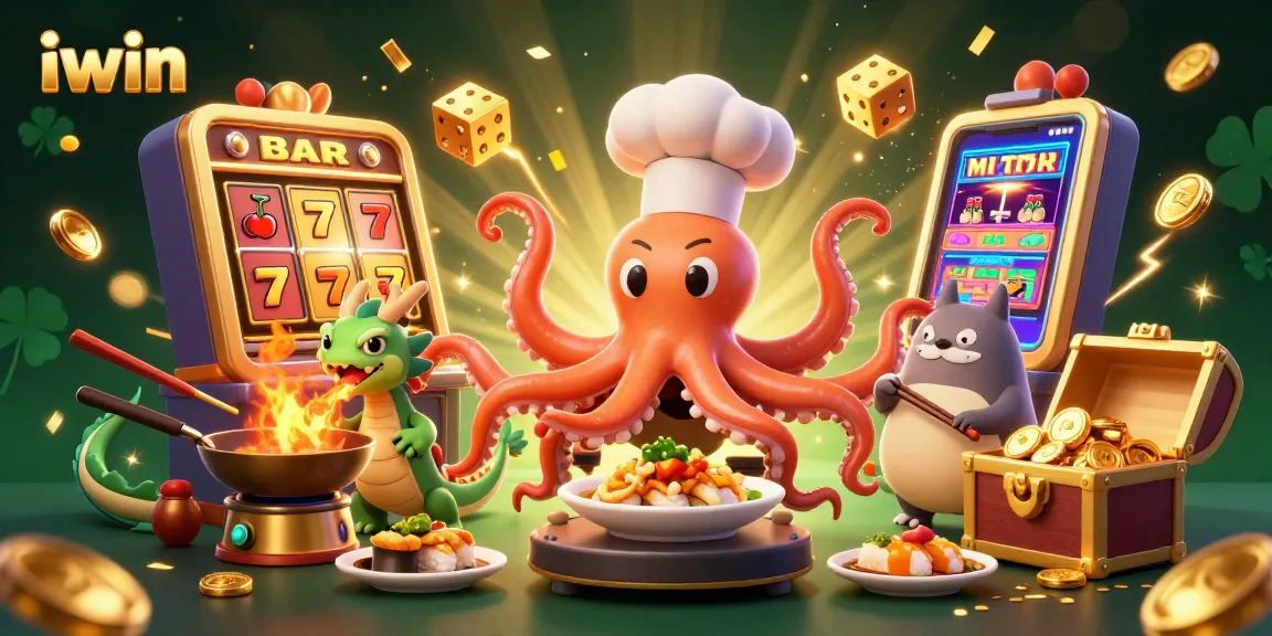 Experience the excitement of iwin with vibrant slots and winning moments in this engaging casino scene.