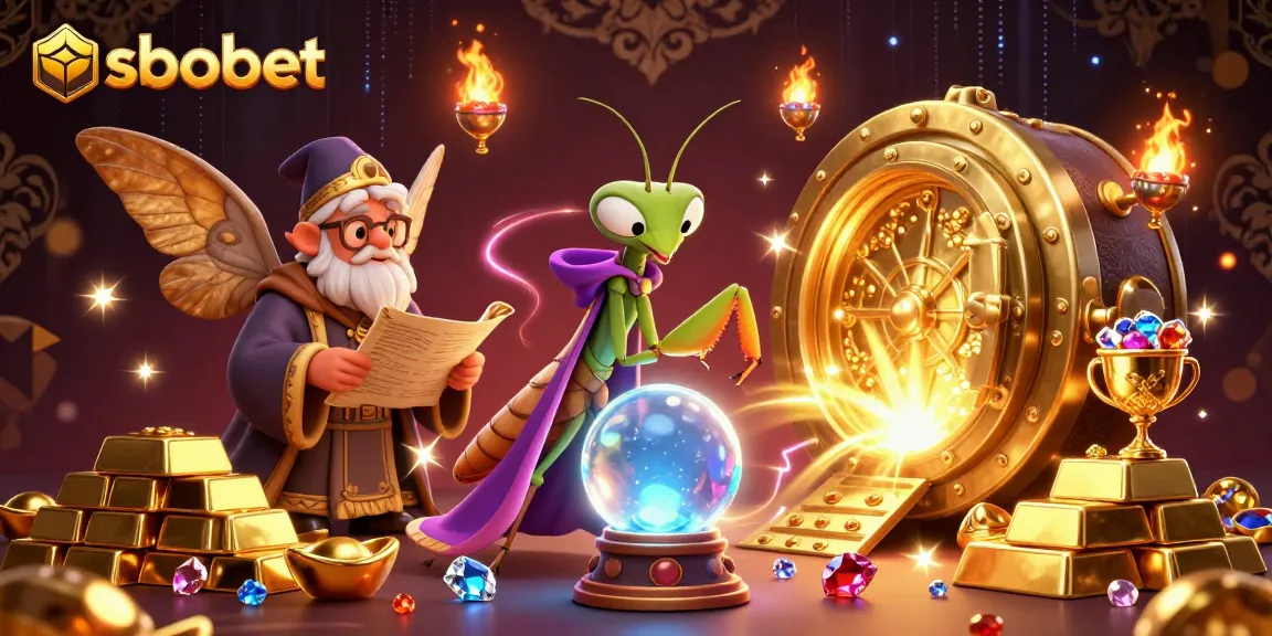 Simplified betting options with sbobet's image featuring a mystical fortune teller and magical elements.