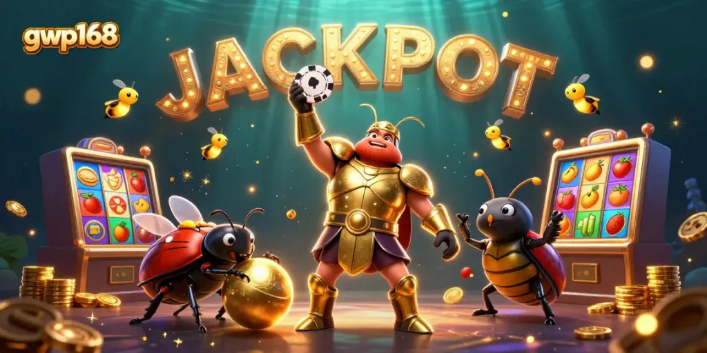 Bermain slot dengan jackpot melimpah bersama gwp168 di dunia kasino yang cerah.