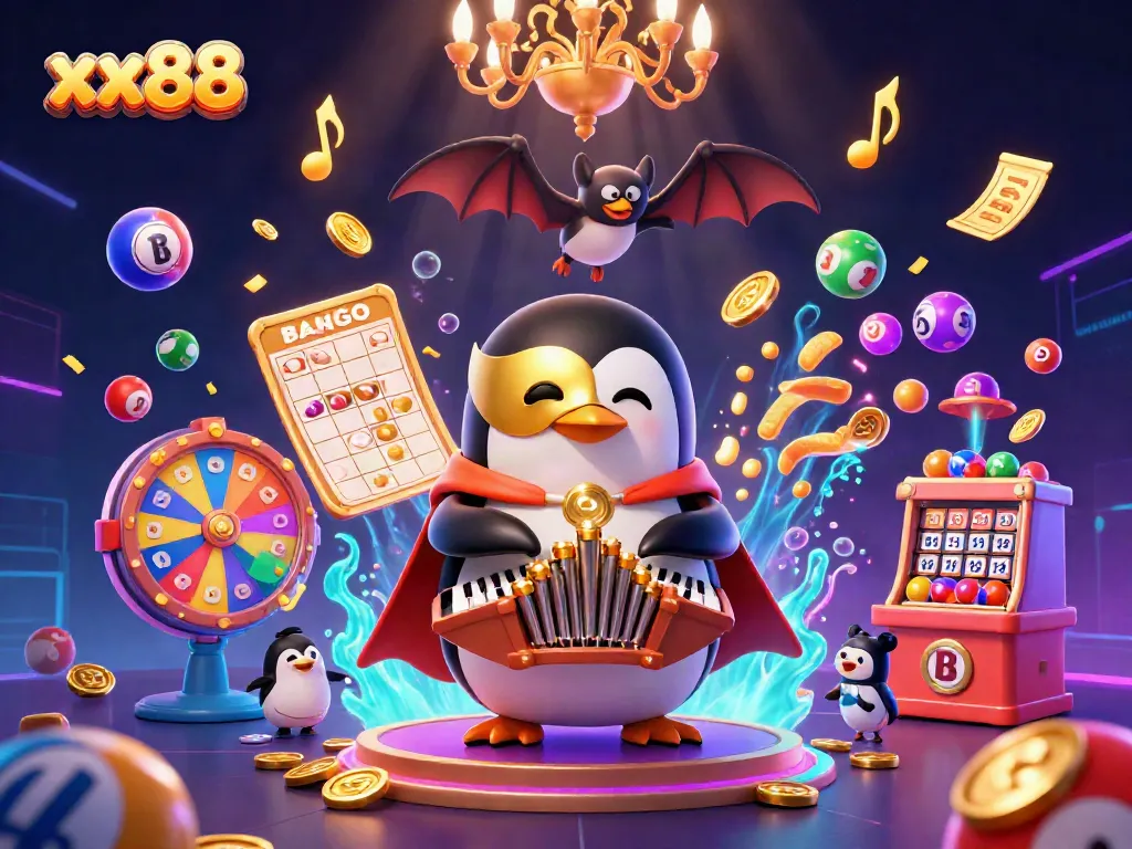 Join the thrilling xx88 casino experience with vibrant lottery elements and golden rewards.