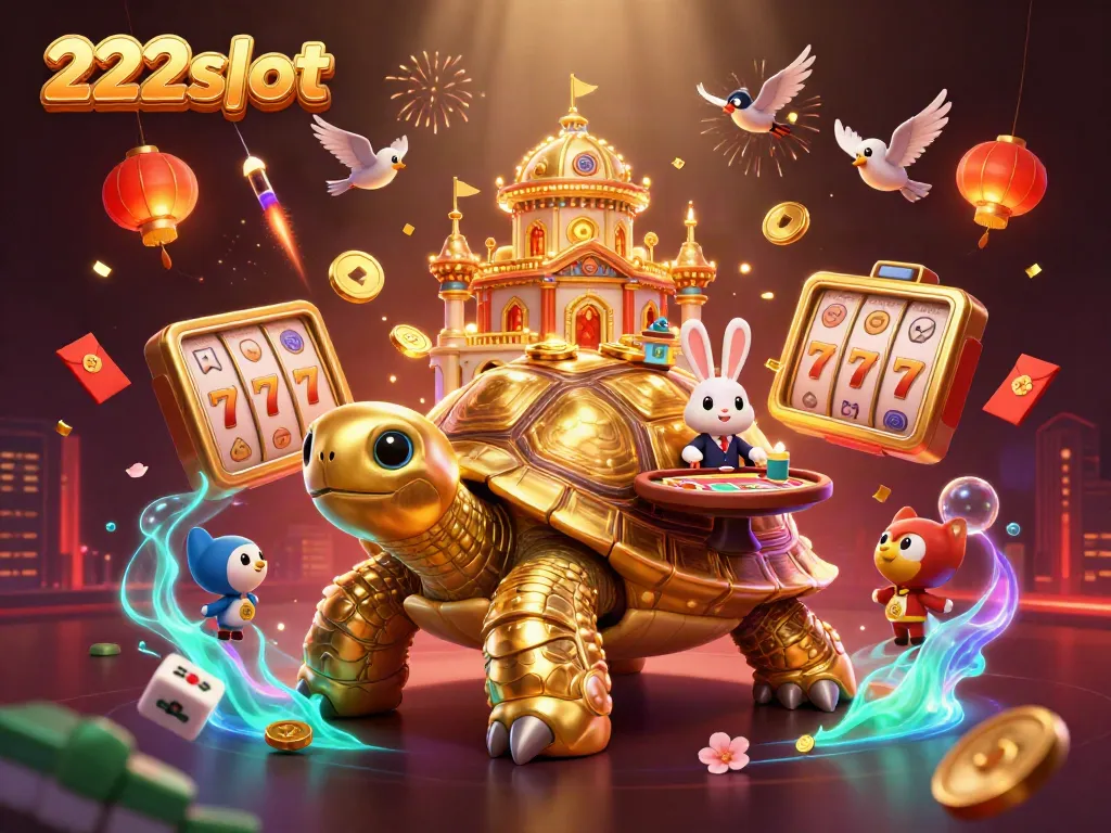 Menyibak keseruan taruhan di 222slot dengan kuda laut dealer dan simbol keberuntungan yang mengelilingi semua pemain.