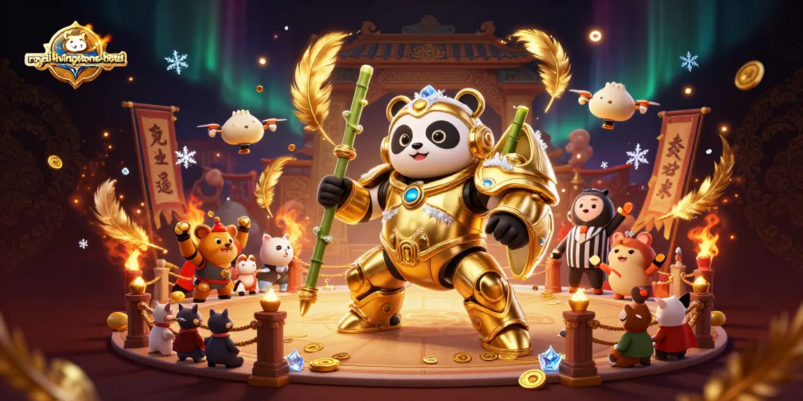 Menangkan permainan di royal-livingstone-hotel dengan panda berrobot yang beraksi di arena kasino