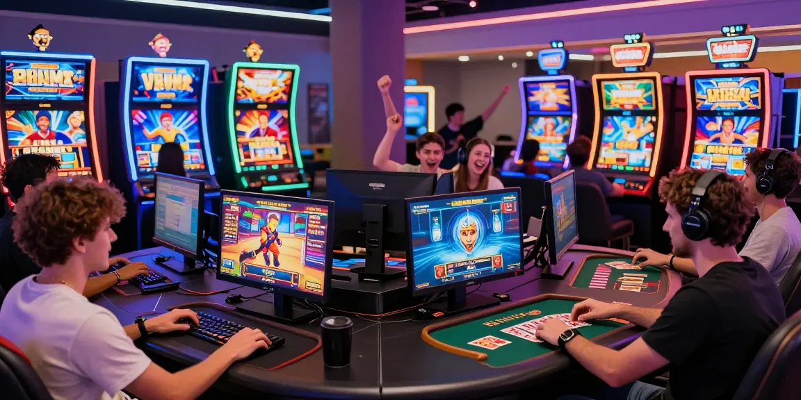 Exciting players enjoying various games on GO99 online gaming platform with vibrant atmosphere.