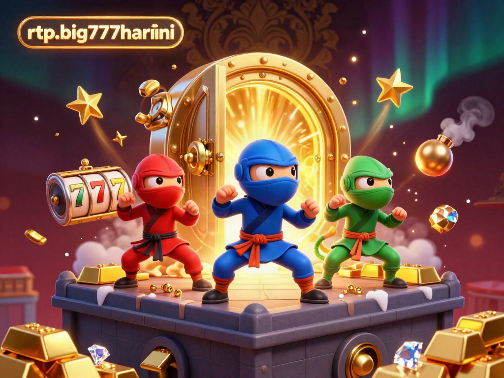 Experience the excitement of rtpbig777hariini with ninja chameleons showcasing thrilling slot and jackpot elements.