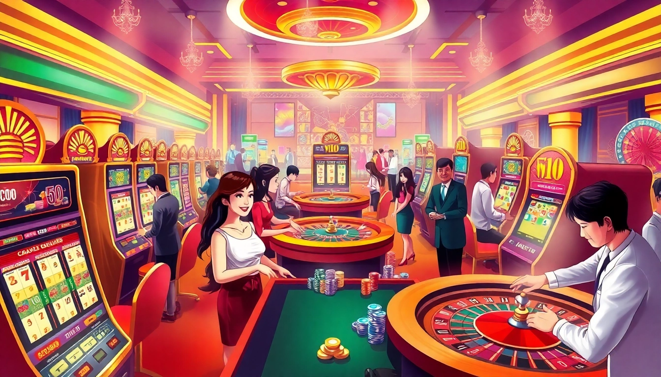 Experience the excitement of slot gacor hari ini with vibrant casino visuals, showcasing winning moments and joyful players.