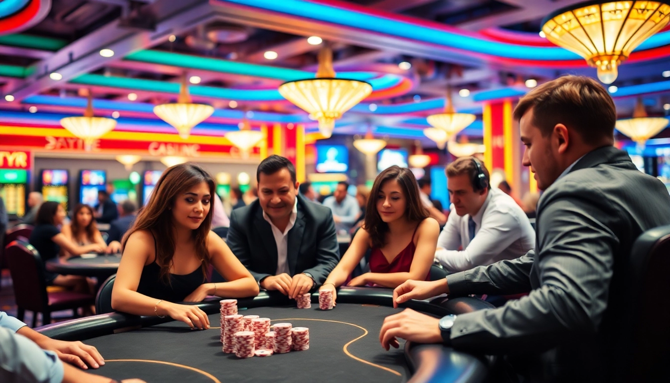 Main game action of mahongtoto poker highlighting intense player interactions.