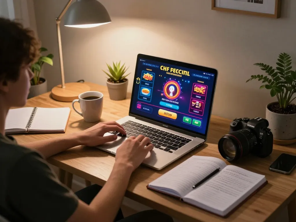 Gambling at home with 88aa1 online gaming setup featuring vibrant casino interface