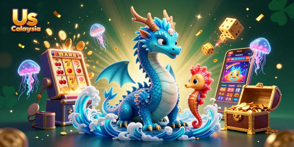Play dynamic slot games at Us Casino Malaysia with vibrant dragons, treasures, and excitement!