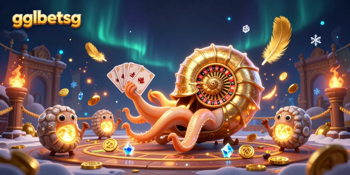 gglbetsg nautilus roulette wheel illustration with glowing ammonites and dynamic betting elements
