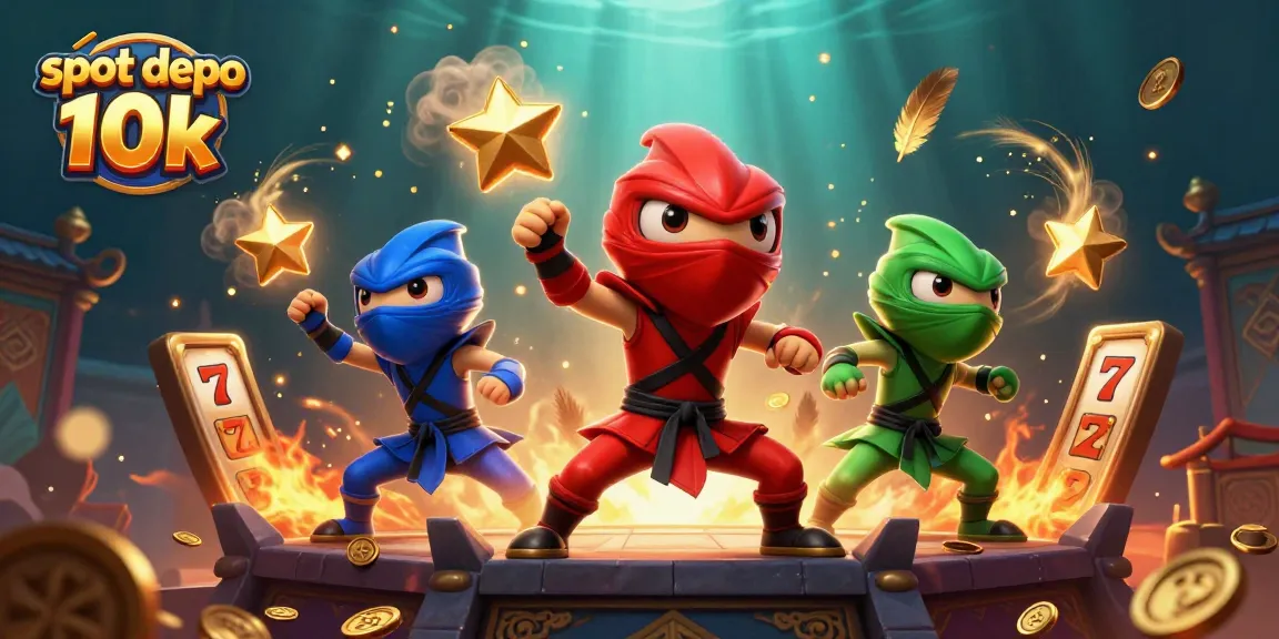 Engage in thrilling gameplay with slot depo 10k featuring vibrant chameleon characters and rich casino elements.