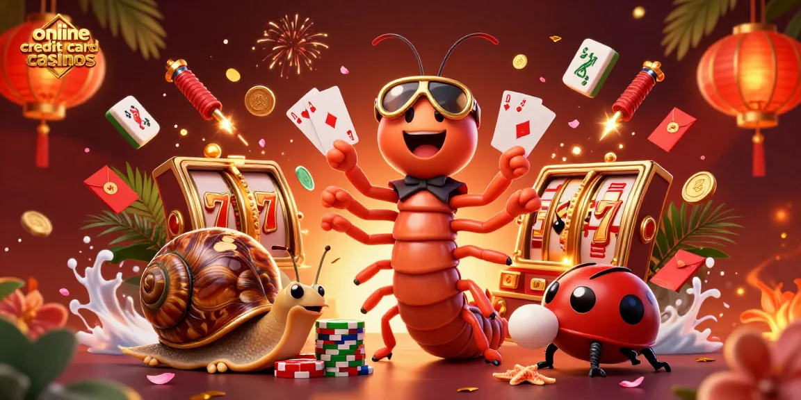 Enjoy thrilling gameplay at online credit card casinos with vibrant scenes of fun and excitement.