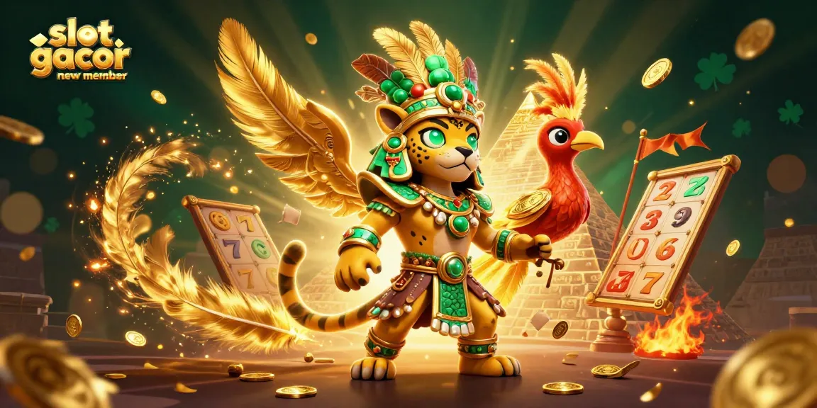 Experience thrilling slot gacor new member adventures with this vibrant 3D casino illustration.
