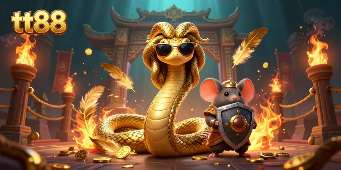Experience exciting gaming action at tt88 with vibrant characters and a thrilling arena.