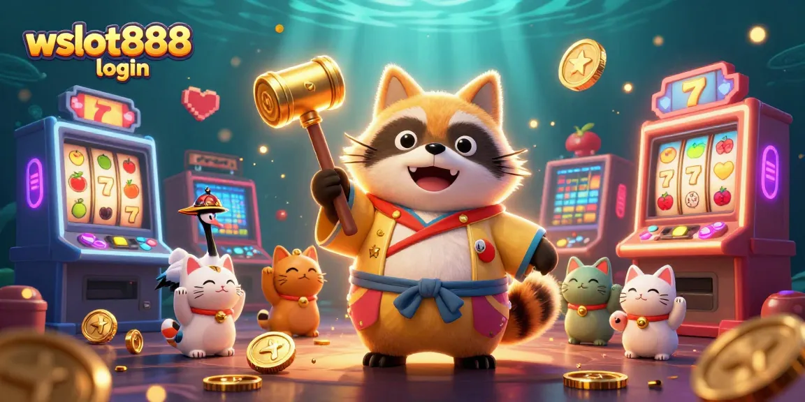 Gabungkan kegembiraan kasino dan slot dengan wslot888 login melalui ilustrasi 3D yang memukau.